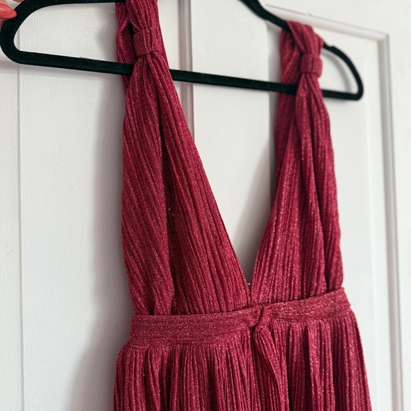 Revolve Line & Dot Deep V Maxi Dress Evening Gown – Size XS - Picture 4 of 9